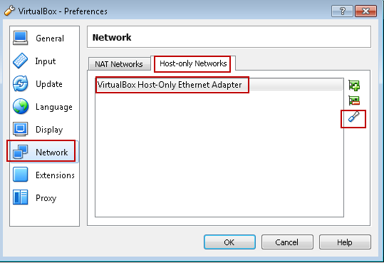 demo jaringan host-only adapter