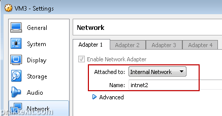 Demo Jaringan Internal Network