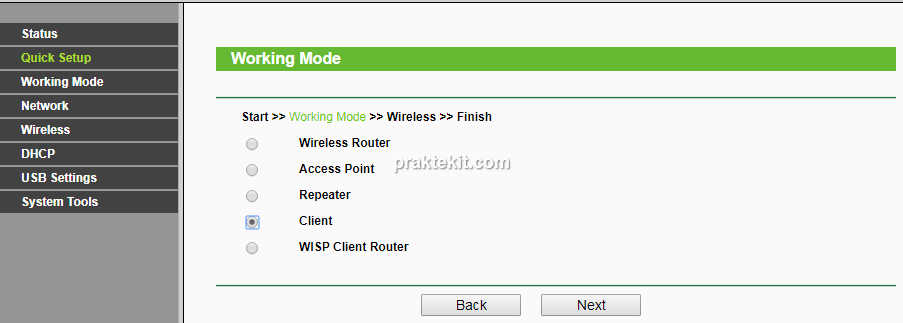 Cara Menggunakan TP-Link TL-WR710N Mode Client