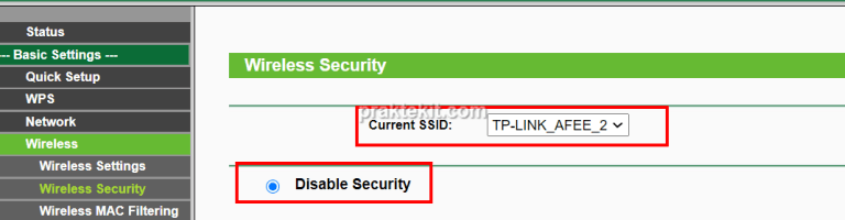 mengaktifkan Multiple SSID TP-Link TL-WR720N