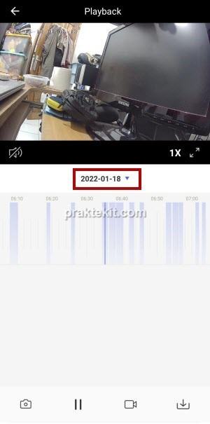 Memutar Rekaman Video IP Camera di Aplikasi Bardi Smart Home